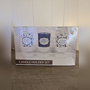 Candle holder set